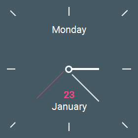 ScreenShot of desired watch face