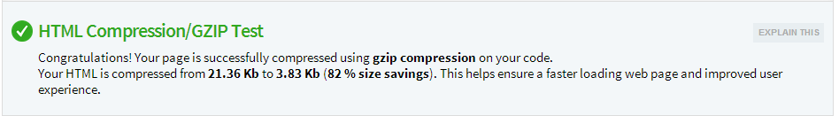 тест gzip