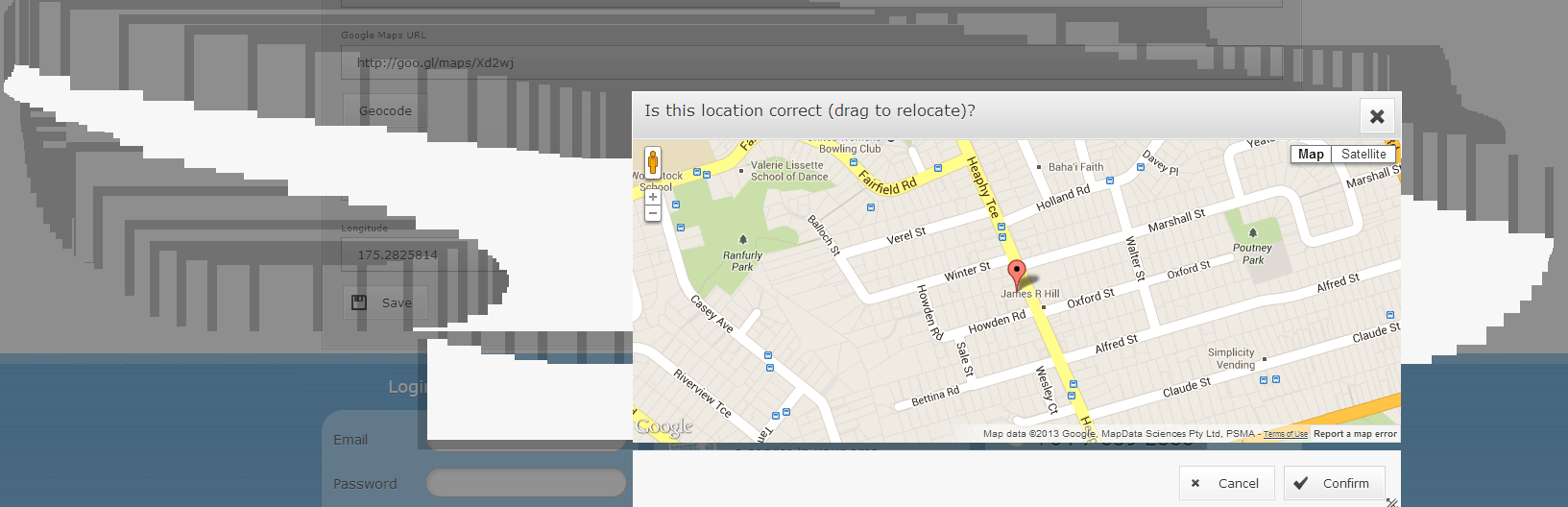 Артефакты рендеринга диалоговых окон Google Maps и jQuery UI