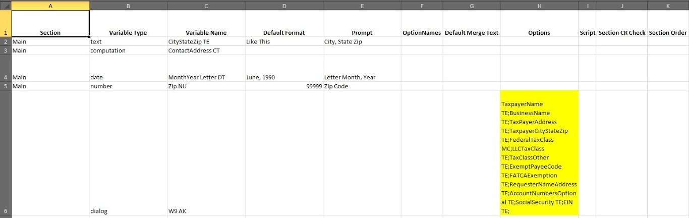 XML Table Image