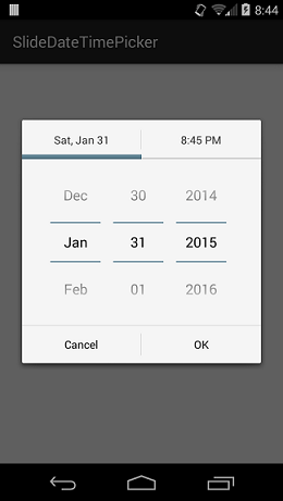 объединение DatePicker и TimePicker в DialogFragment для Android