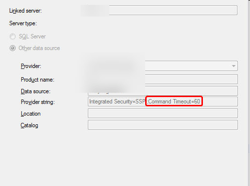 Sql server timeout. Sql server timeout