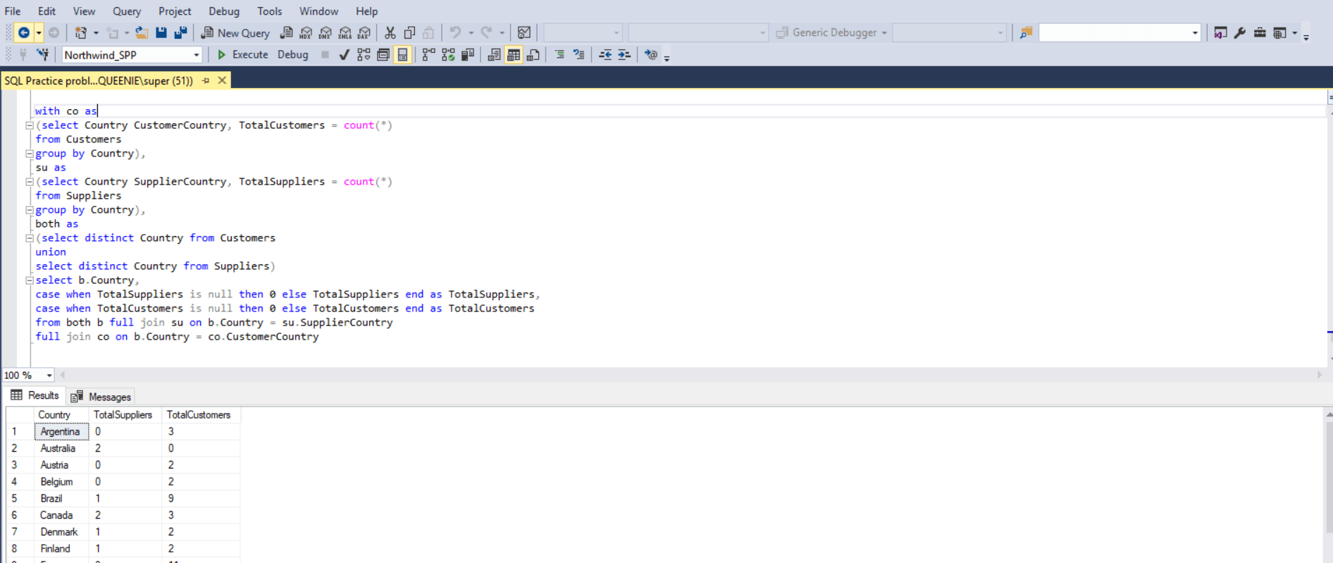 Ошибка выполнения запроса sql server. Sql скрипт. sql server management studio.