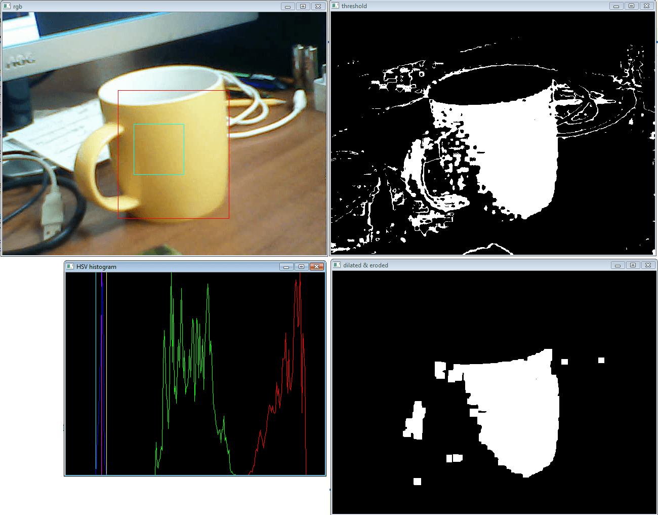 Обработка изображений opencv