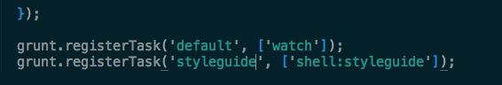 Grunt Task Register