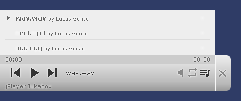 Дополнение jPlayer Jukebox