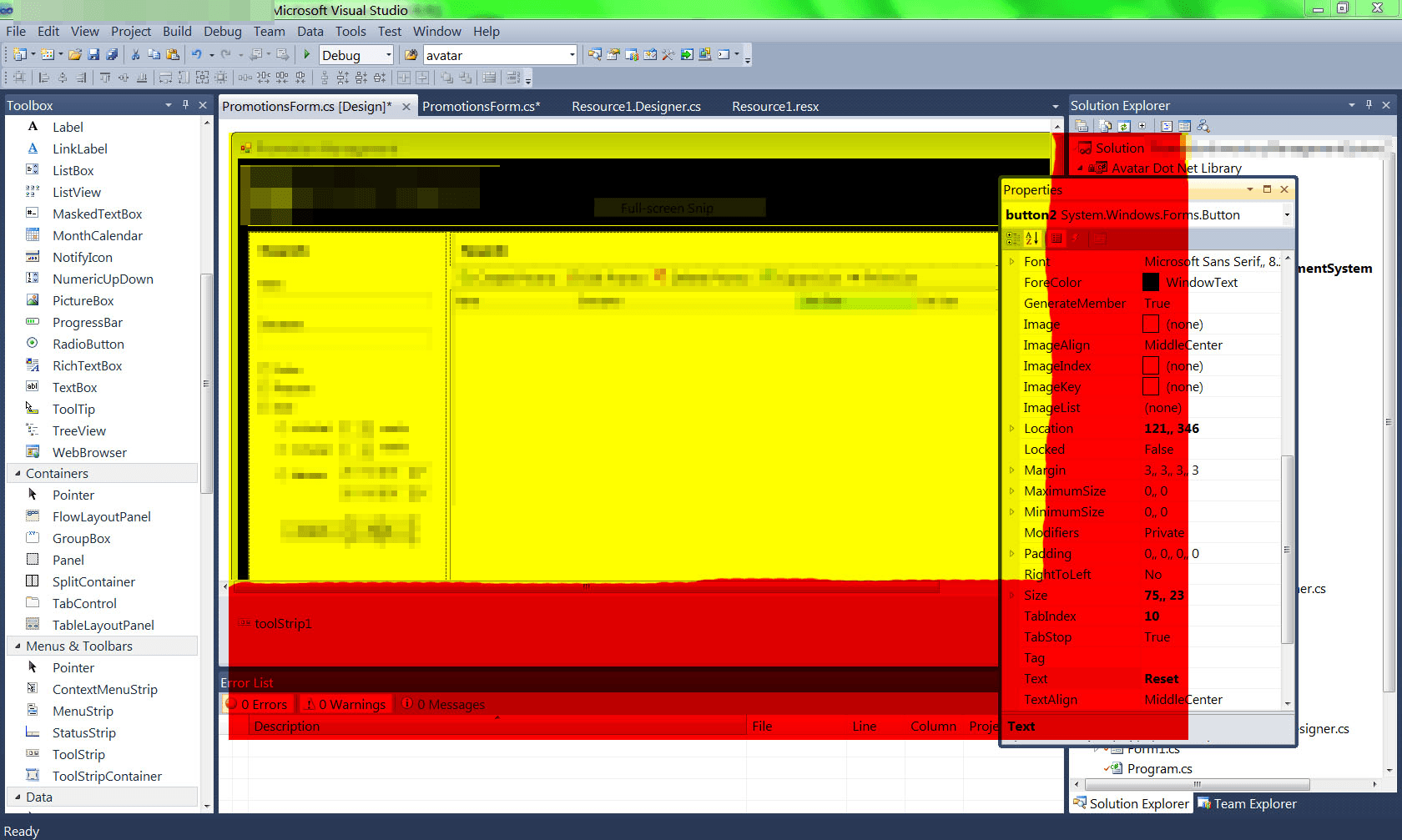 Конструктор форм visual studio. Trackbar windows form. как открыть дизайнер формы c#. kdocker.
