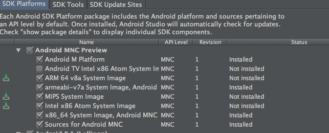 Скриншот Android Studio