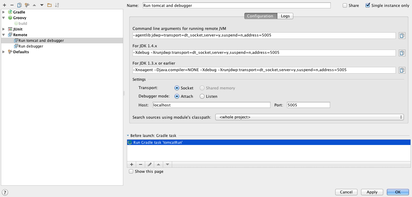 Gradle run. Gradle run