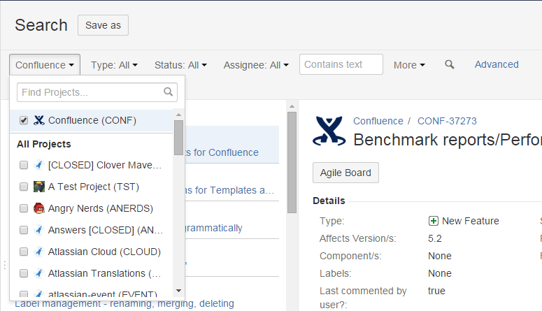 поисковые фильтры jira