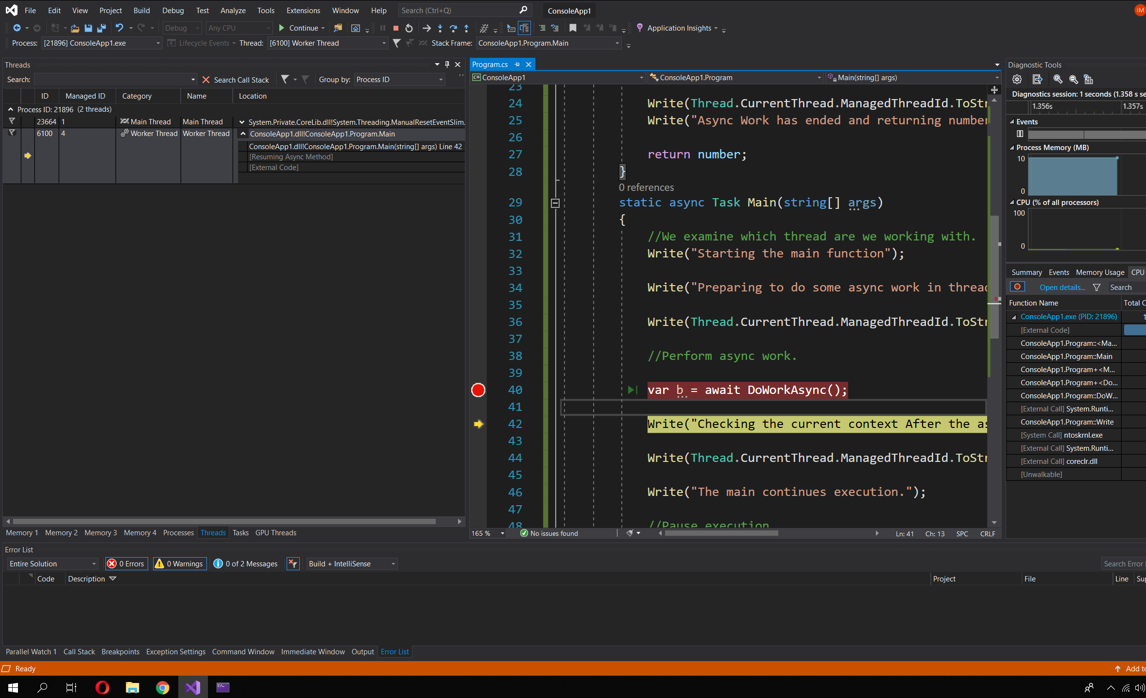 Async resolve. Async resolve