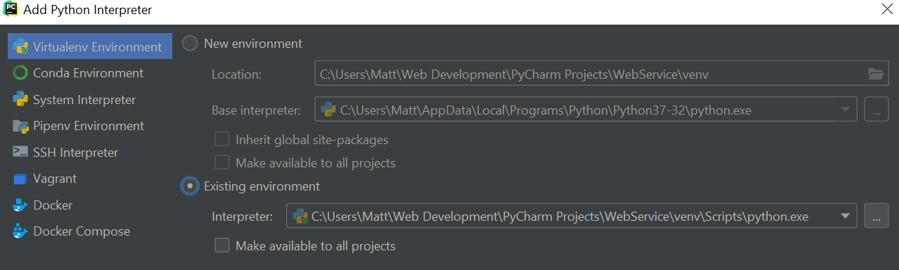 Invalid python sdk. С операционной системой python. pycharm не видит интерпретатор python. wp переустановка всех плагинов.