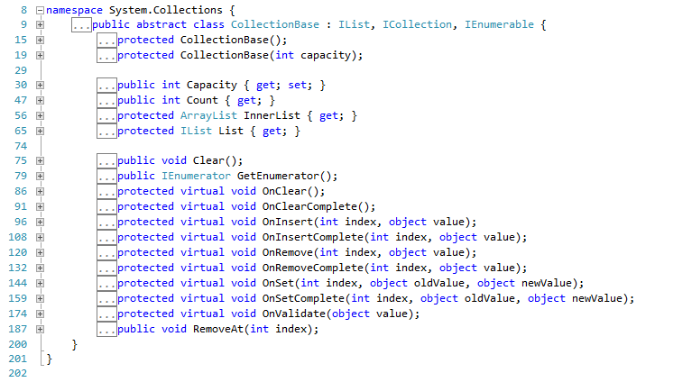 System.Collection.CollectionBase