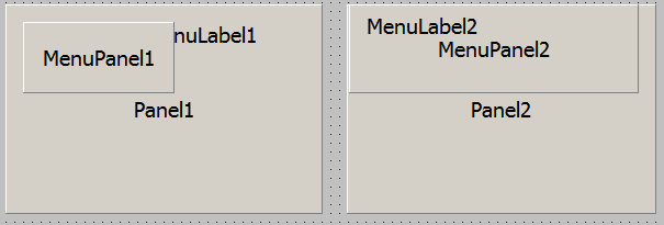 MenuLabels в MenuPanels