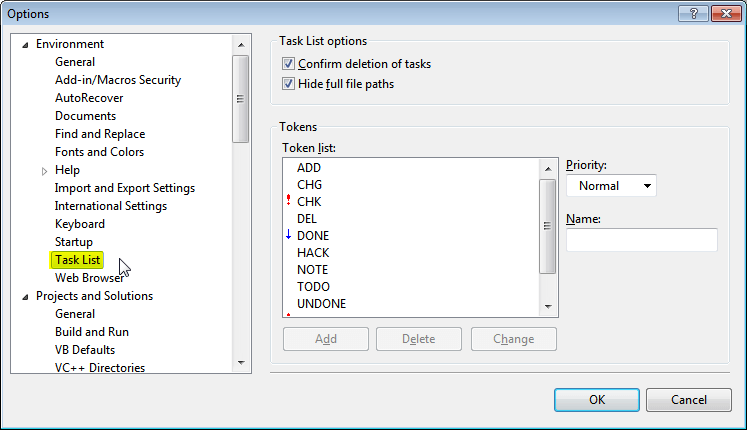 Варианты VS2008