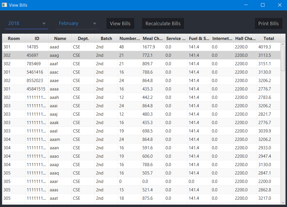 JFX TableView