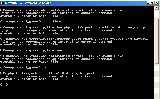 Php command not found. Php command not found