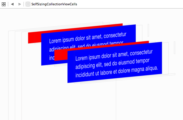 фон ячейки красный, фон UITextView синий