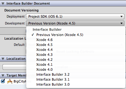 Xcode 4.6.3