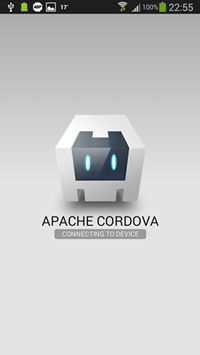 Образец Cordova работает в CocoonJS Launcher