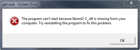 отсутствует libxml2.dll