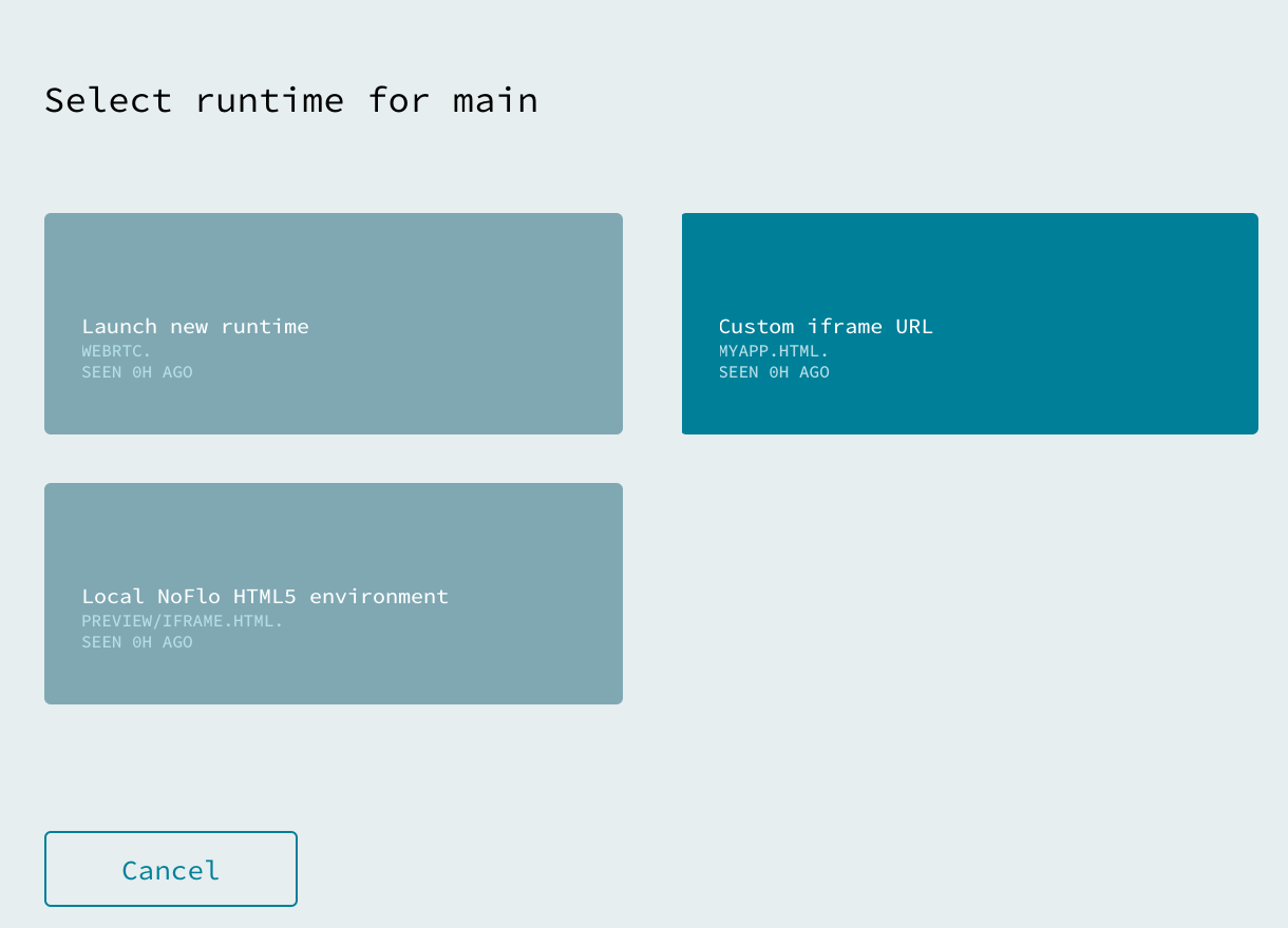 Нажмите пользовательский URL-адрес iframe