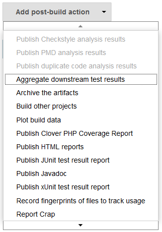 Дженкинс-надстройка после сборки-акции