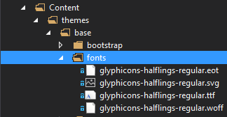 Файлы шрифтов