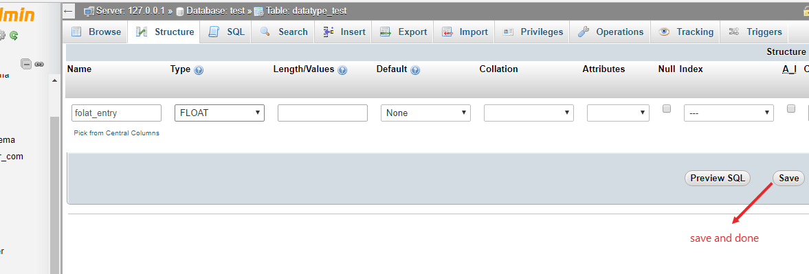 Какой тип индекса отсутствуют в mysql. Float тип данных sql. типы данных в phpmyadmin. decimal phpmyadmin. phpmyadmin float длина.