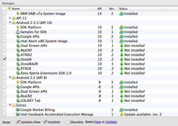 Android SDK Manager