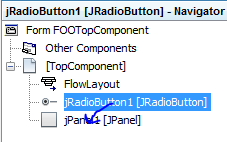 JRadioButton и JPanel - братья и сестры