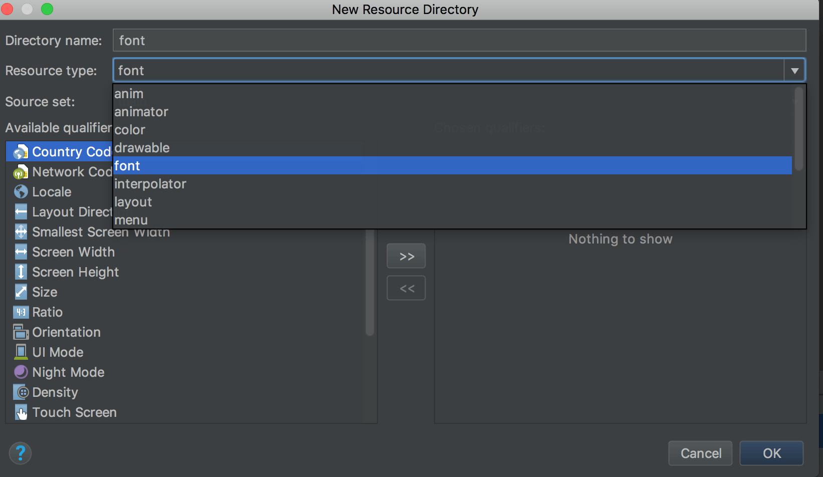 Command line tool android studio. How to change text font android studio.