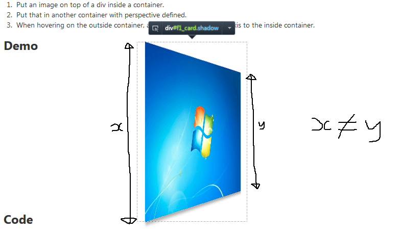 Perspective css. Perspective css