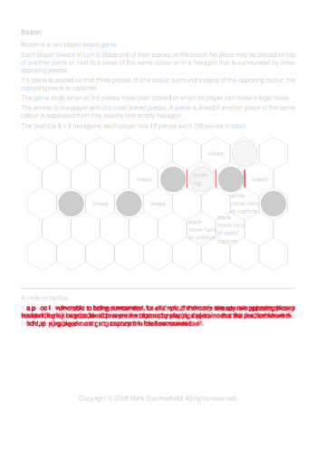 Красные разностные пиксели с PDF-файлом 1 в качестве фона