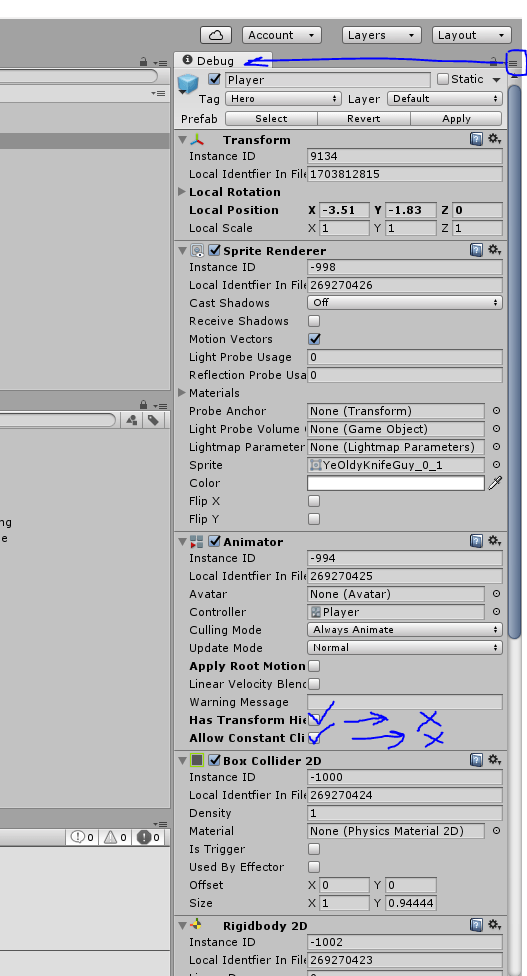 Unity debugger. Unity debugger