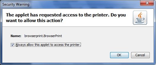 SecurityWarningForPrinting