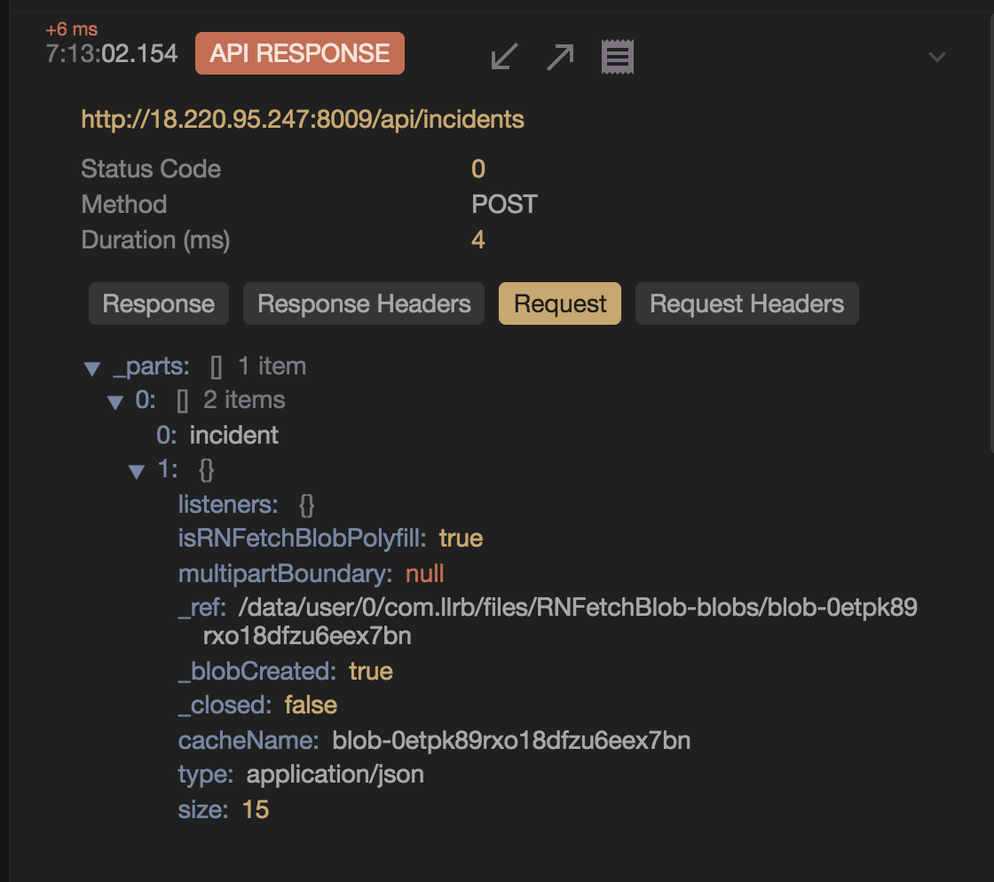 React blob. React json post request jsonbin.