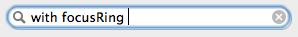 с focusRing