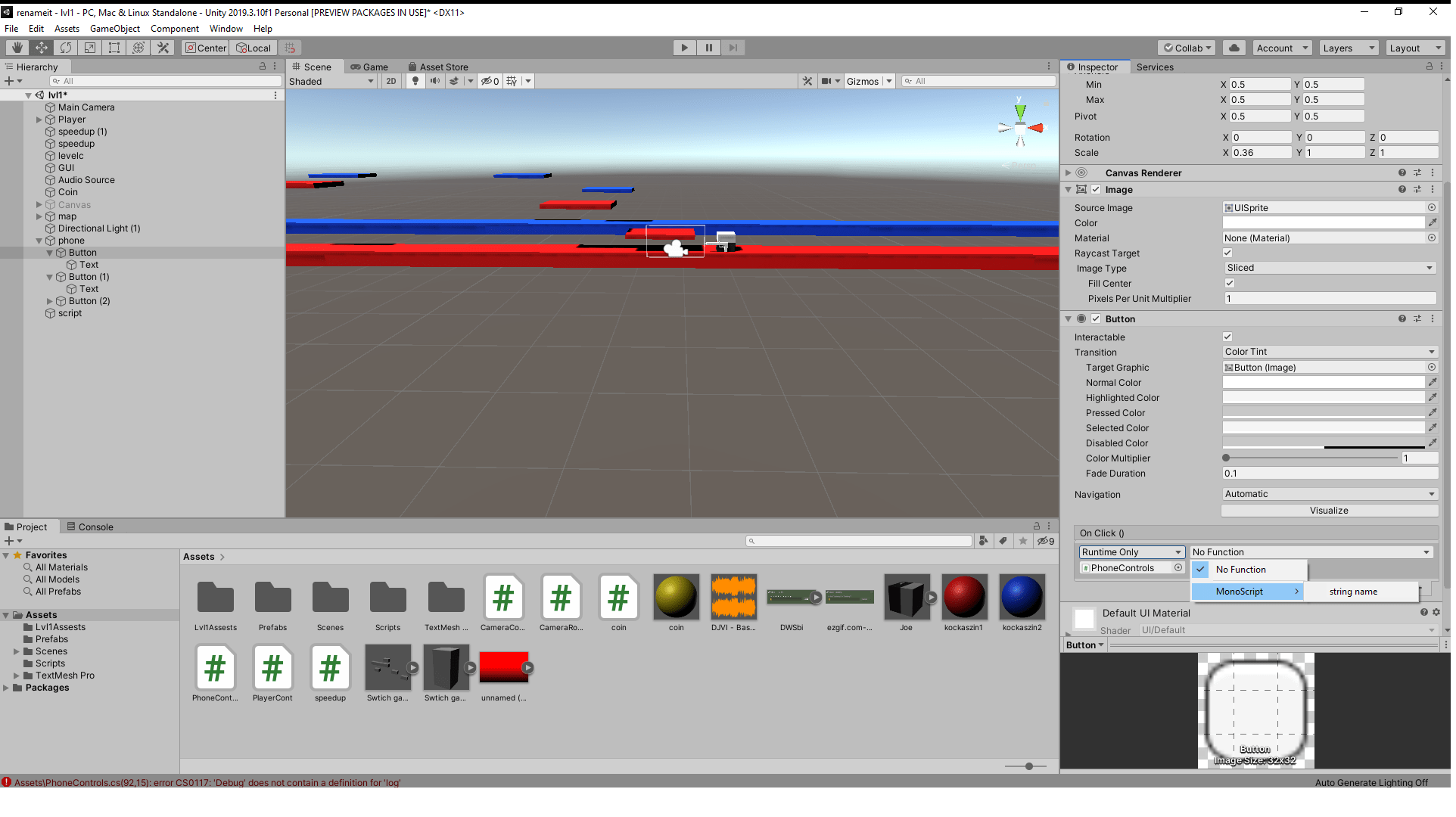 Unity button clicked. События unity. unity button onclick. event unity c#. unity monoscript как открыть.