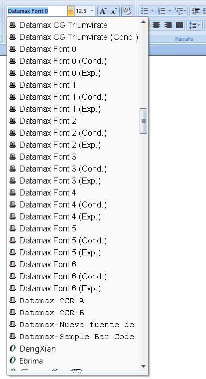 Пример MS Word