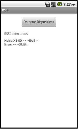 RSSI Detection - пример для Android