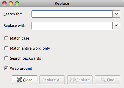 Search dialog. How to stily dialog window choose file.