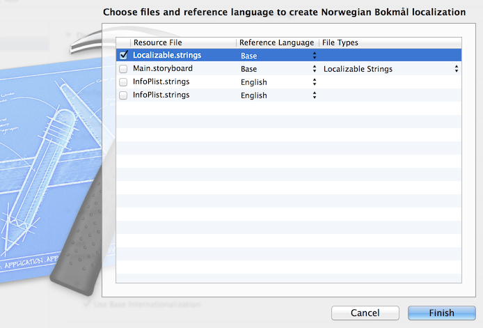 Файл Localizable.strings проверен