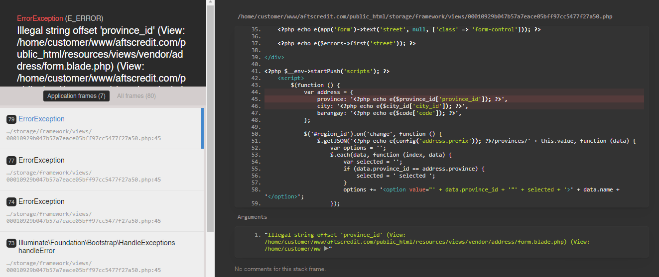 Type php type null