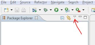 Package Explorer View Menu