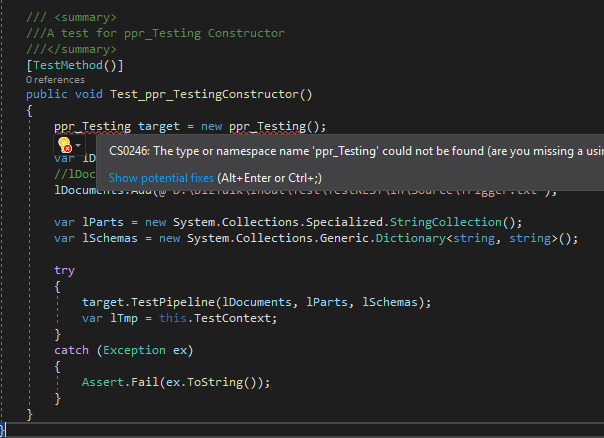 Ошибка Intellisense 2