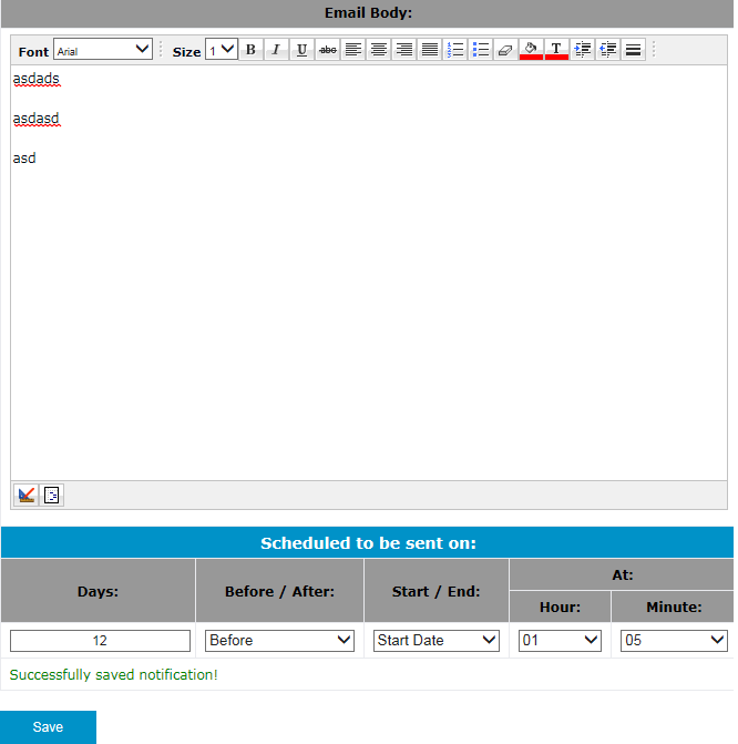 ProdEnteredText перед отправкой