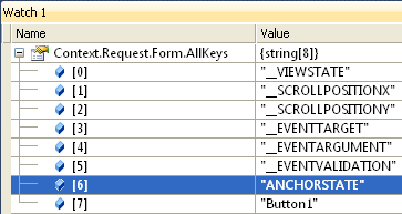 Request.Form.AllKeys