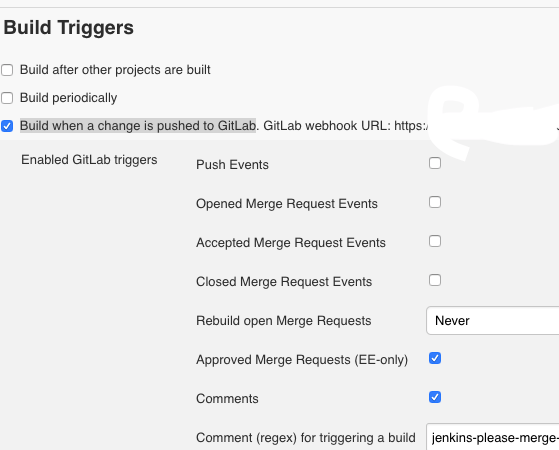Jenkins triggers. Jenkins triggers