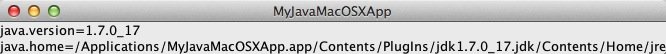 MyJavaMacOSXApp Встроенная JRE